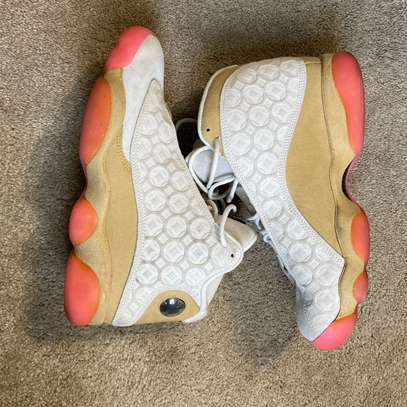 Peach, White, and Pink shoes - Picture 2 of 3